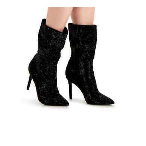 Thalia Sodi Rhinestone Mid Calf Boots - Picture 2 of 11